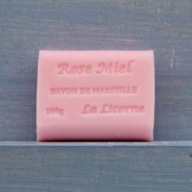 ROSA e MIELE Saponetta di Marsiglia 100g